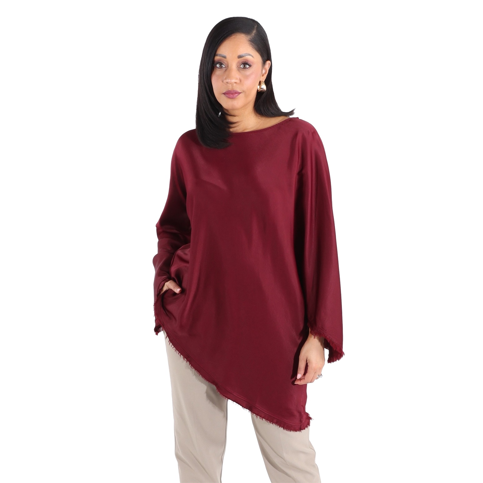 La Vaca Loca Acto Raw Edge Top